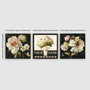 Wallity Conjunto de 3 Pinturas Decorativas en Lienzo Multicolor
